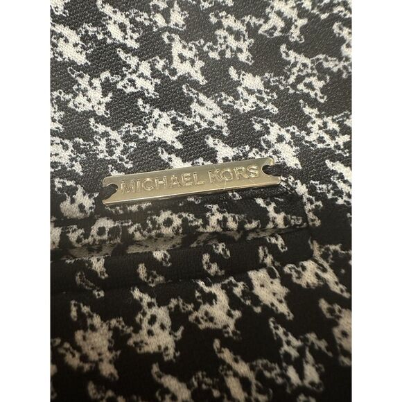 Michael Kors Black White Houndstooth Pull On Pants Women’s Size Xl Nwt - Picture 4 of 6